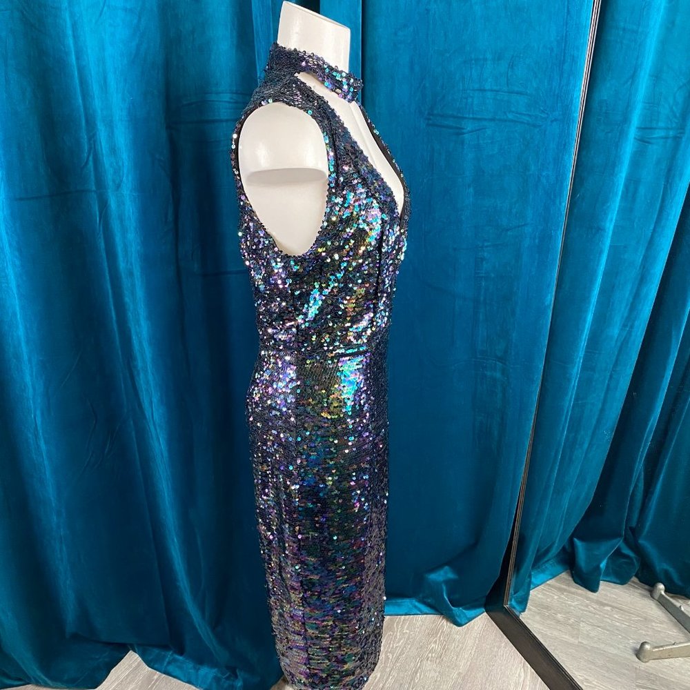 L'atiste By Amy Choker Sequin Bodycon Dress - Picture 5 of 9